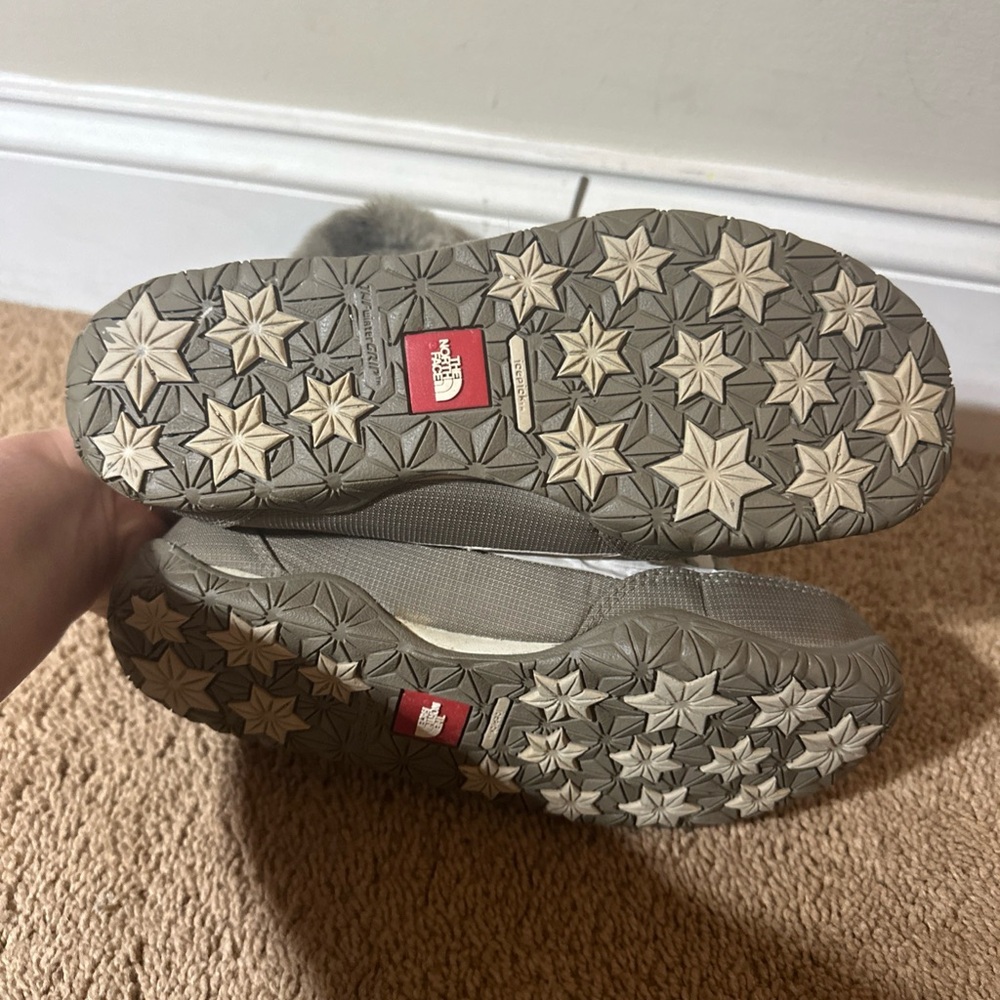The North Face Insulated Boots Quilted Goose Down Nuptse Fur Lace Women’s Size 8 - Picture 11 of 13
